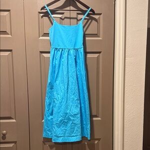 Old Navy Vibrant Blue Midi Dress